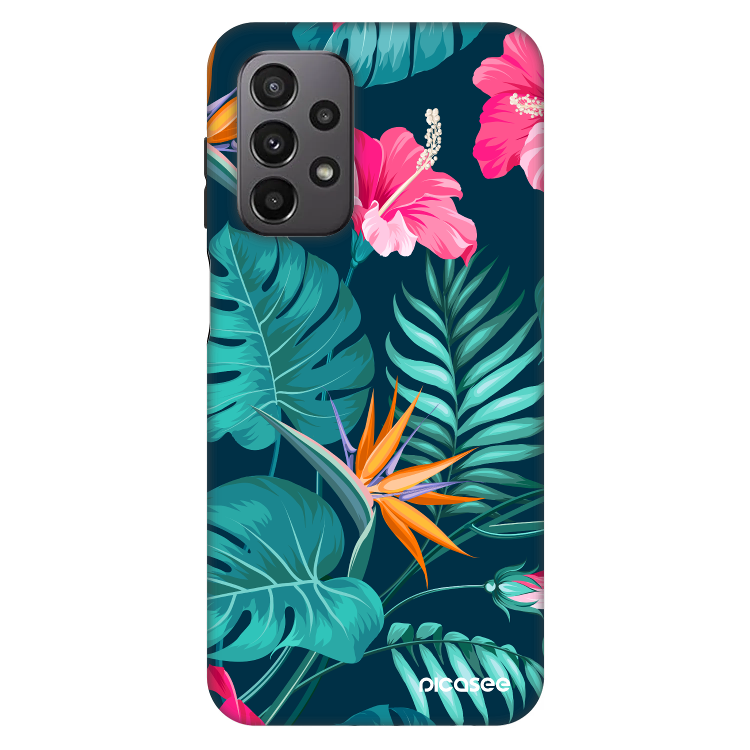 Picasee Fashion Case für Samsung Galaxy A23 A235F 4G - Pink Monstera