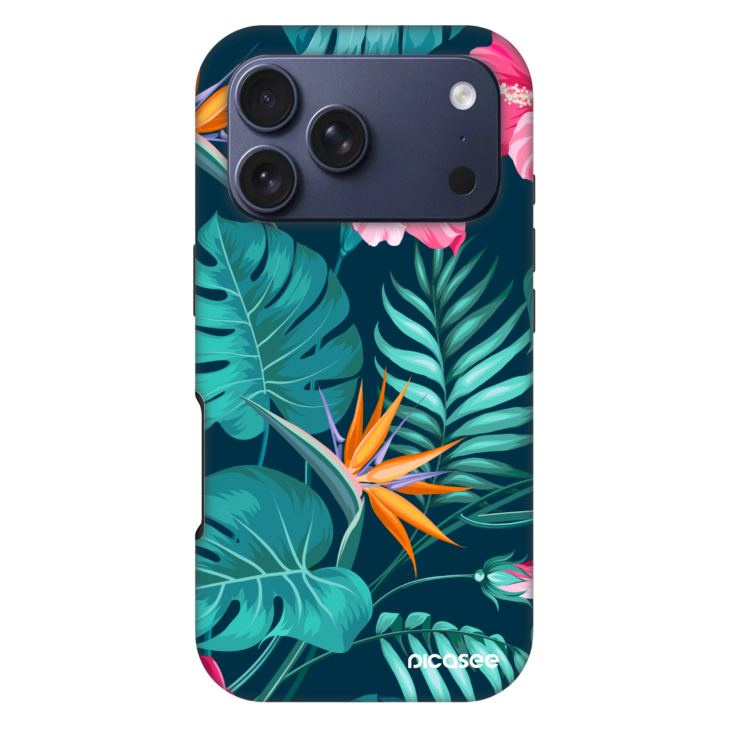Picasee Fashion Case MagSafe für Apple iPhone 17 Pro - Pink Monstera
