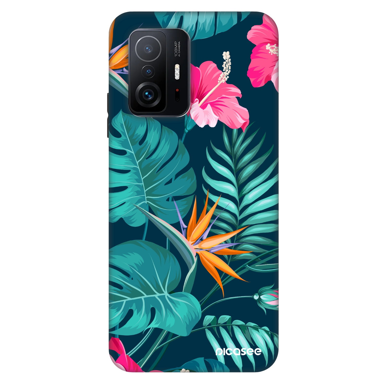 Picasee Fashion Case für Xiaomi 11T - Pink Monstera