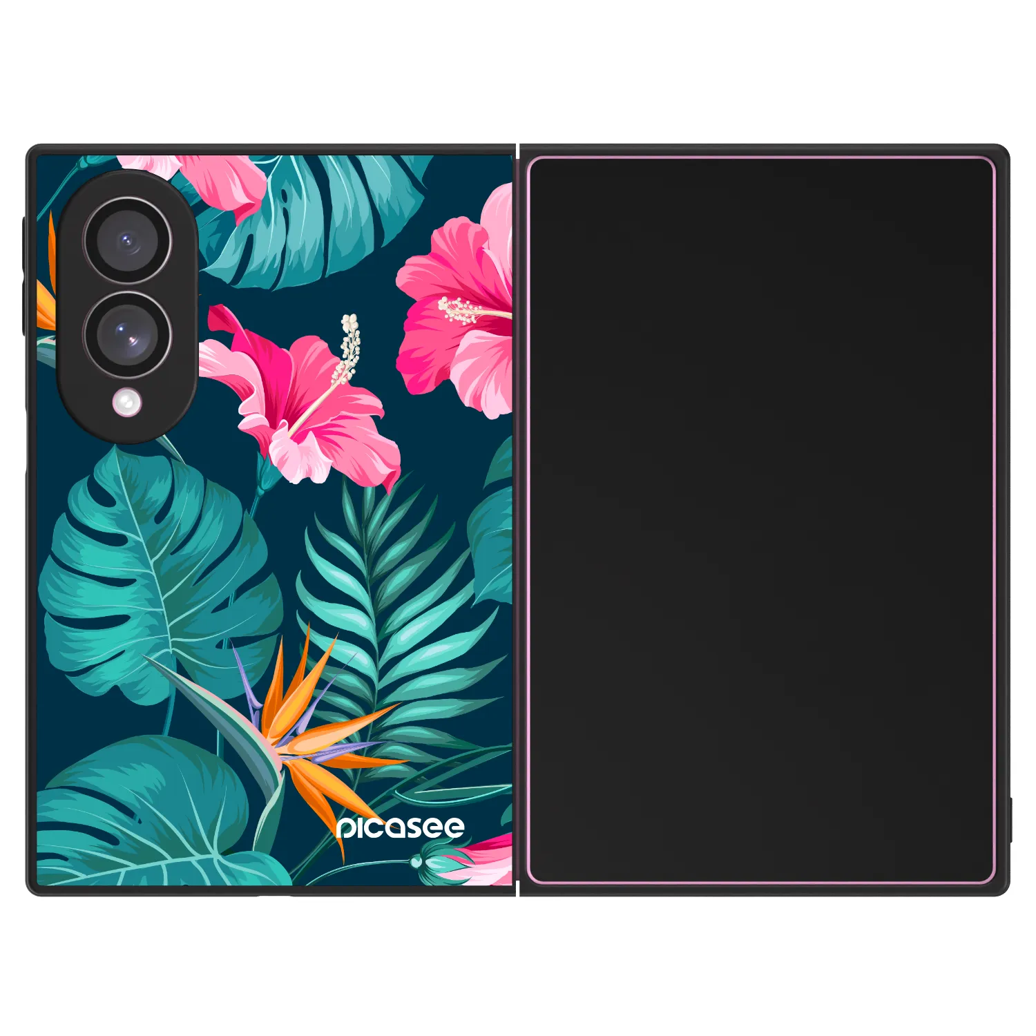 Picasee ULTIMATE CASE für Samsung Galaxy Z Fold8 5G - Pink Monstera
