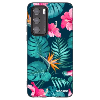 Hülle für Huawei P40 - Pink Monstera