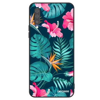 Hülle für Samsung Galaxy A50 A505F - Pink Monstera