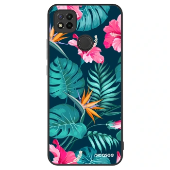 Hülle für Xiaomi Redmi 9C - Pink Monstera