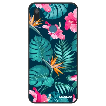 Hülle für Huawei Y7 2019 - Pink Monstera