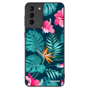 Hülle für Samsung Galaxy S21+ 5G G996F - Pink Monstera