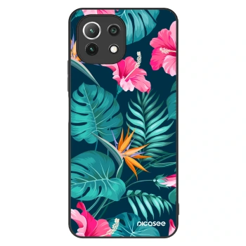 Hülle für Xiaomi 11 Lite 5G NE - Pink Monstera