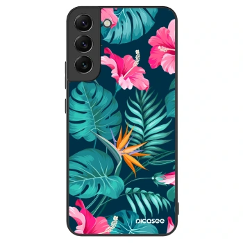 Hülle für Samsung Galaxy S22+ 5G - Pink Monstera