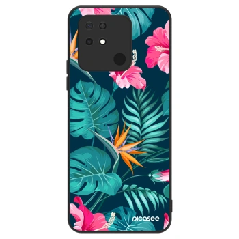 Hülle für Xiaomi Redmi 10C - Pink Monstera