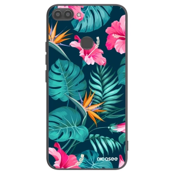 Hülle für Huawei P Smart - Pink Monstera