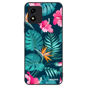 Hülle für Vivo Y01 - Pink Monstera