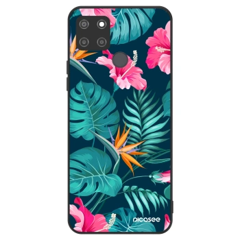 Hülle für Realme C21Y - Pink Monstera