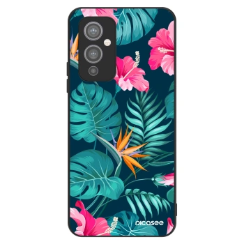 Hülle für OnePlus 9 - Pink Monstera