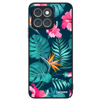 Hülle für Honor X6 - Pink Monstera