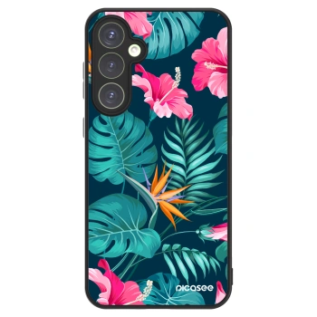 Picasee ULTIMATE CASE PowerShare für Samsung Galaxy S23 FE S711B - Pink Monstera