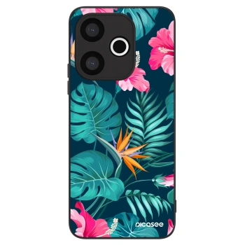 Hülle für Xiaomi Redmi 13 4G - Pink Monstera