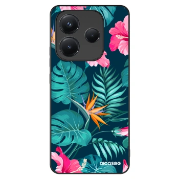 Picasee ULTIMATE CASE für Xiaomi Redmi Note 14 5G - Pink Monstera