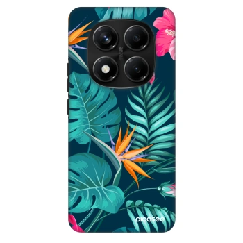 Hülle für Xiaomi Redmi Note 14 Pro+ 5G - Pink Monstera