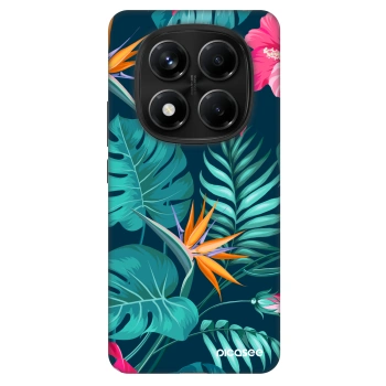 Hülle für Xiaomi Redmi Note 14 Pro 5G - Pink Monstera
