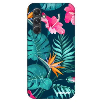 Hülle für Samsung Galaxy A54 5G A546B - Pink Monstera