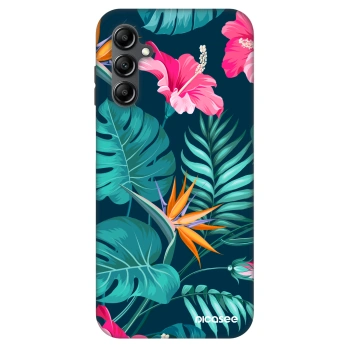Hülle für Samsung Galaxy A14 5G A146P - Pink Monstera