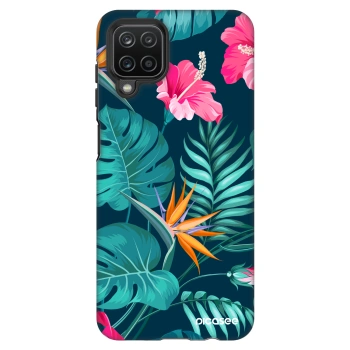 Hülle für Samsung Galaxy A12 A125F - Pink Monstera