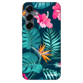 Hülle für Samsung Galaxy S25 5G - Pink Monstera