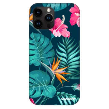 Hülle für Apple iPhone 13 Pro Max - Pink Monstera