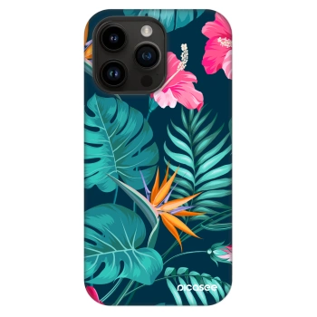 Hülle für Apple iPhone 14 Pro Max - Pink Monstera