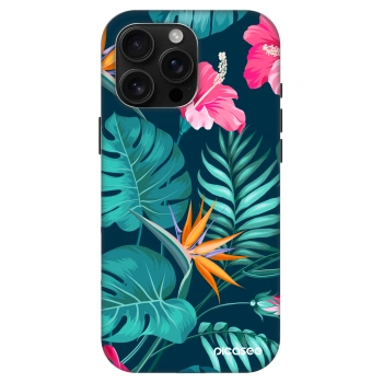 Hülle für Apple iPhone 16 Pro Max - Pink Monstera