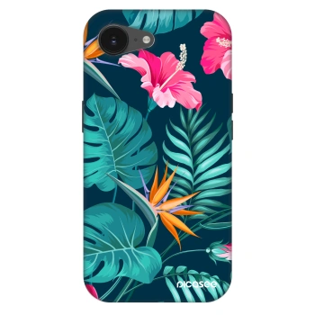 Hülle für Apple iPhone 16e - Pink Monstera