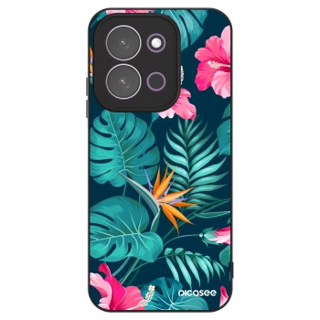 Hülle für Xiaomi Redmi 15C 5G - Pink Monstera