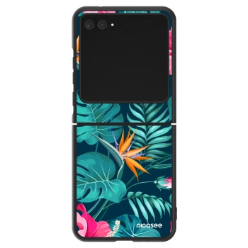 Hülle für Motorola Razr 60 - Pink Monstera