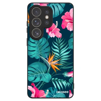 Picasee ULTIMATE CASE PowerShare für Samsung Galaxy S26 Ultra - Pink Monstera