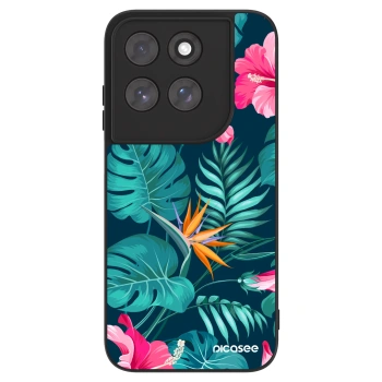 Hülle für Motorola Moto G77 - Pink Monstera