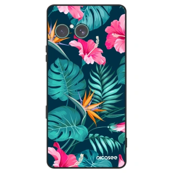 Hülle für Sony Xperia 10 VII - Pink Monstera