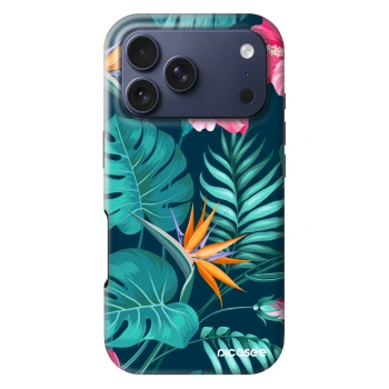 Hülle für Apple iPhone 18 Pro - Pink Monstera
