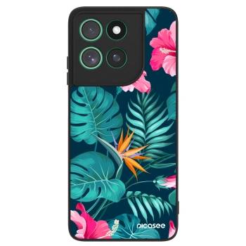 Hülle für Motorola Moto G57 Power - Pink Monstera