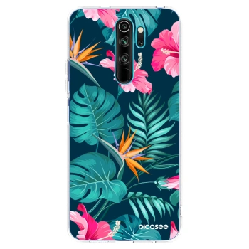 Hülle für Xiaomi Redmi Note 8 Pro - Pink Monstera