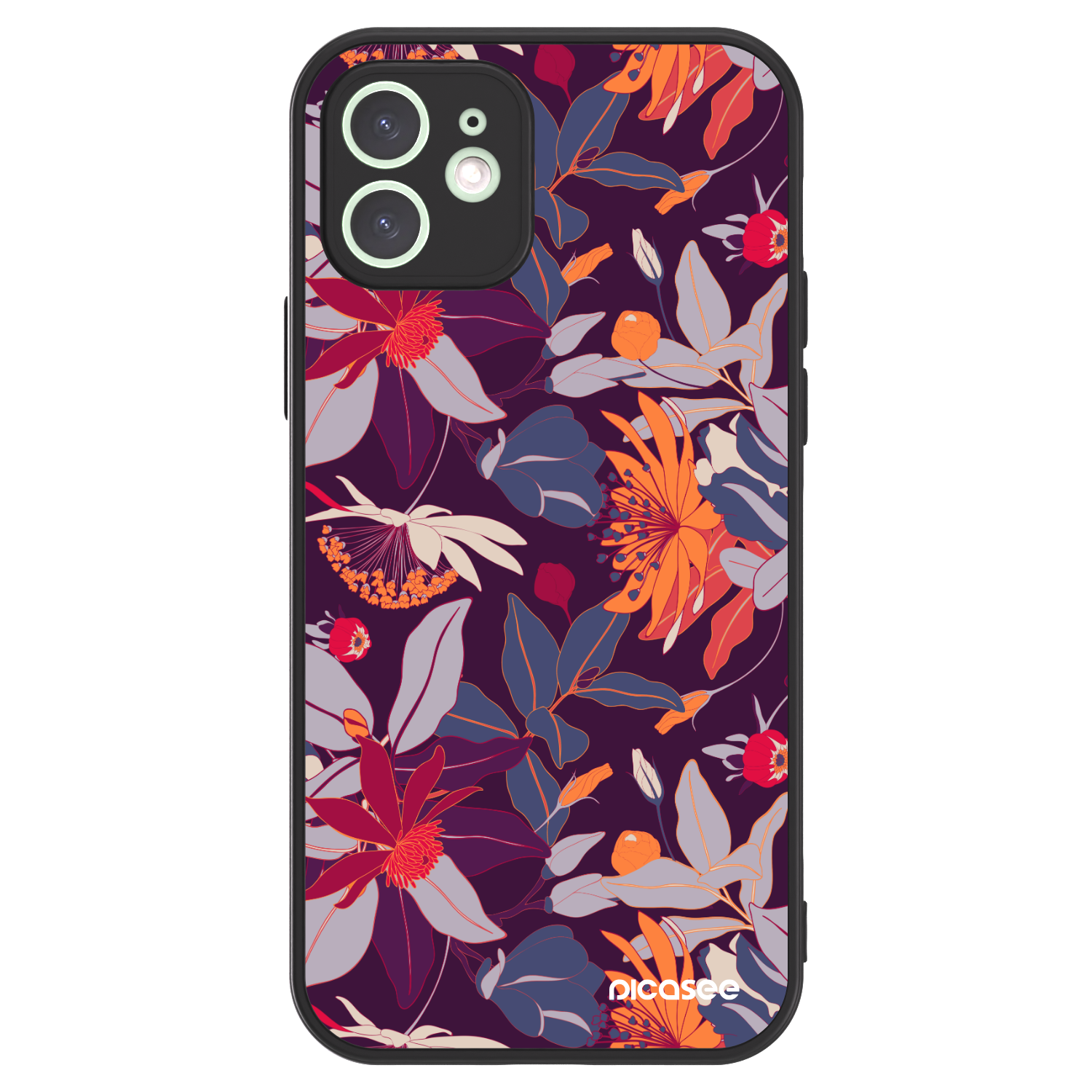 Picasee ULTIMATE CASE für Apple iPhone 12 - Purple Leaf