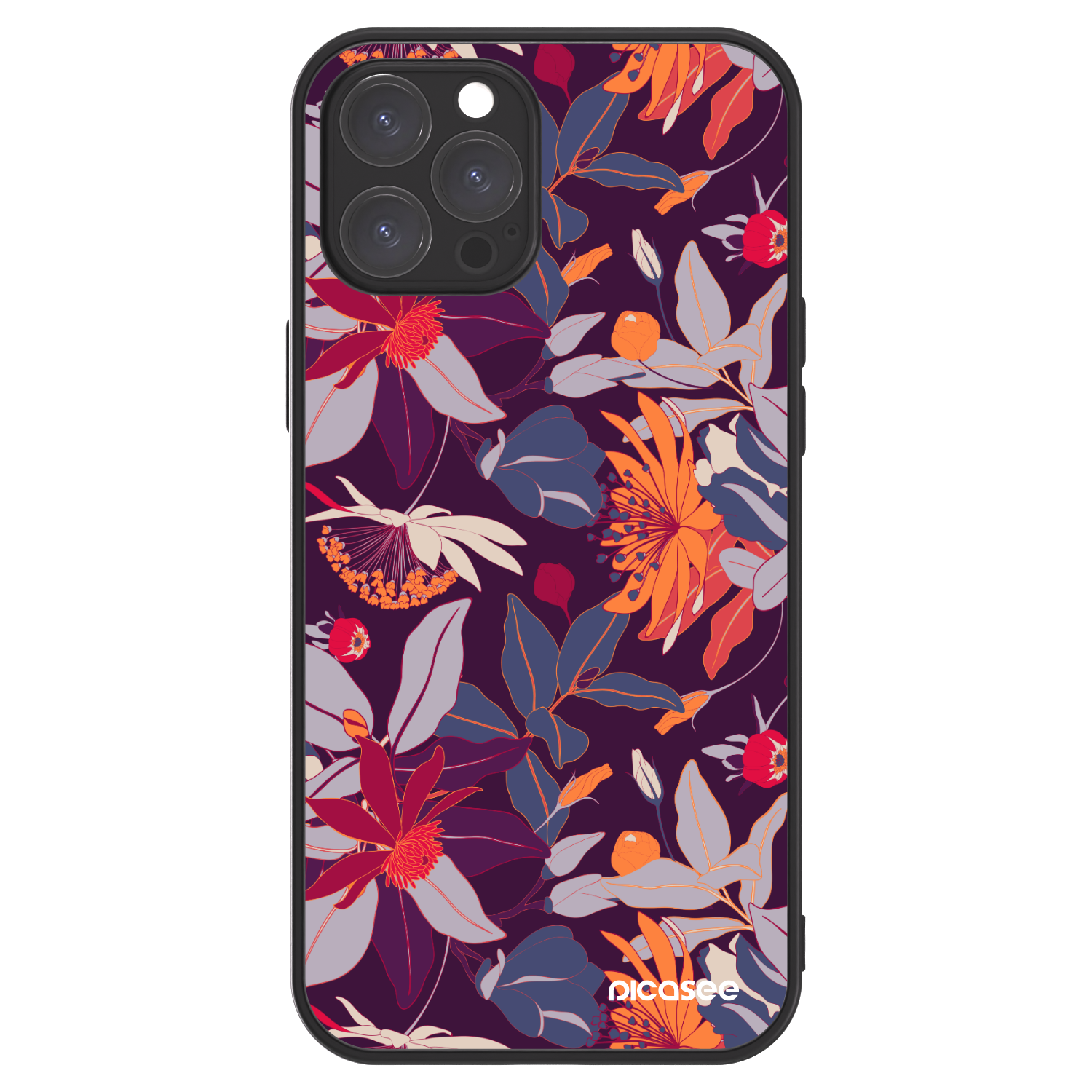 Picasee ULTIMATE CASE für Apple iPhone 12 Pro Max - Purple Leaf