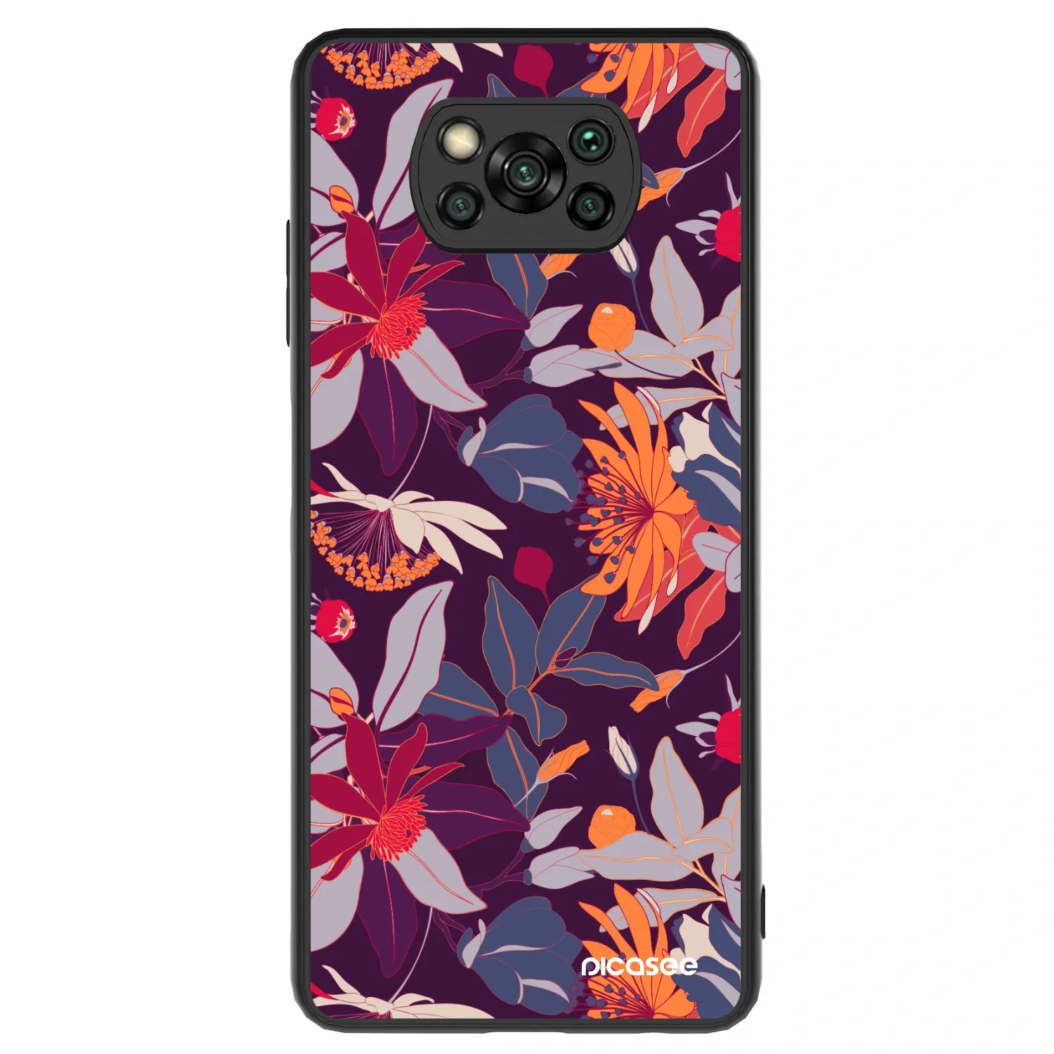 Picasee ULTIMATE CASE für Xiaomi Poco X3 - Purple Leaf