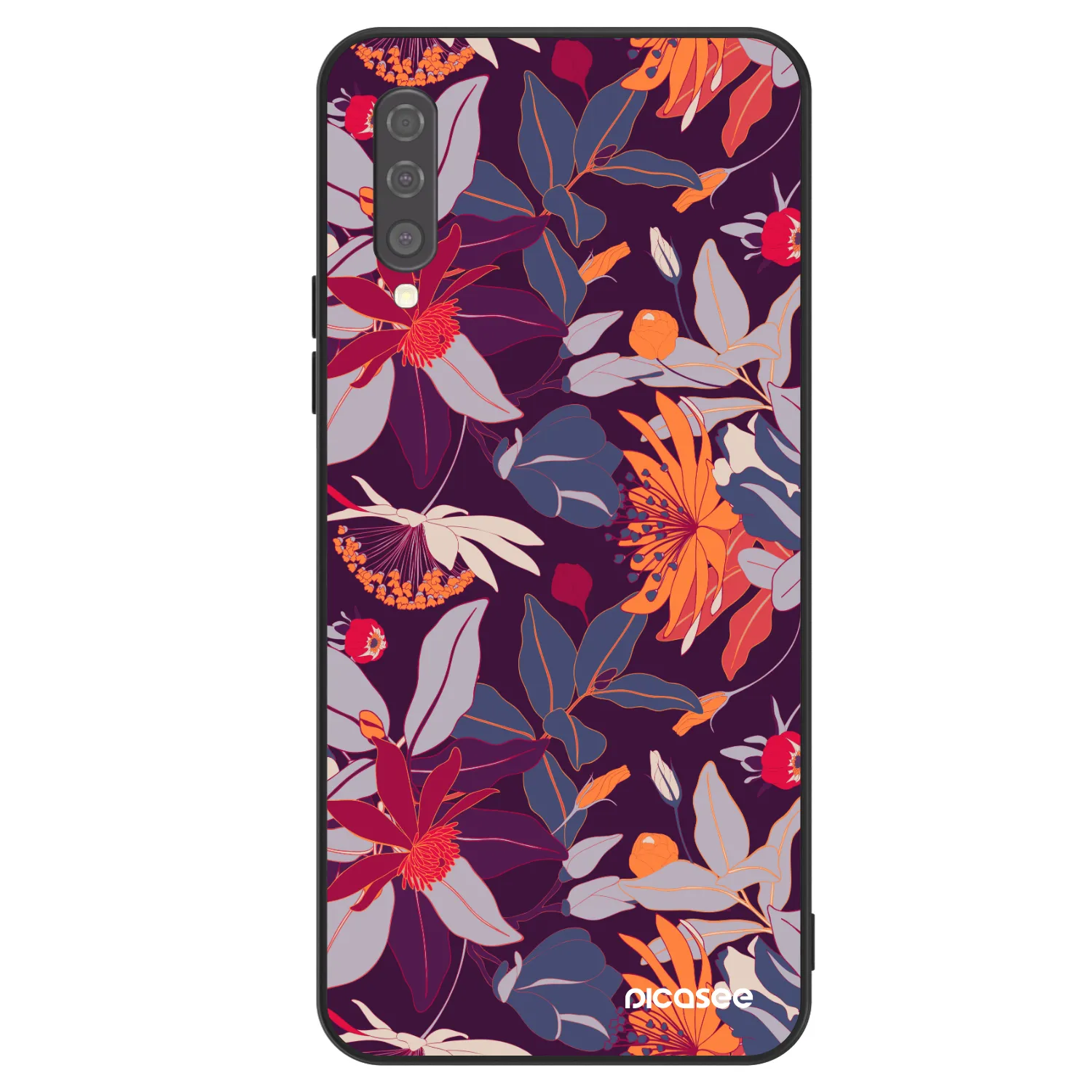 Picasee ULTIMATE CASE für Samsung Galaxy A50 A505F - Purple Leaf