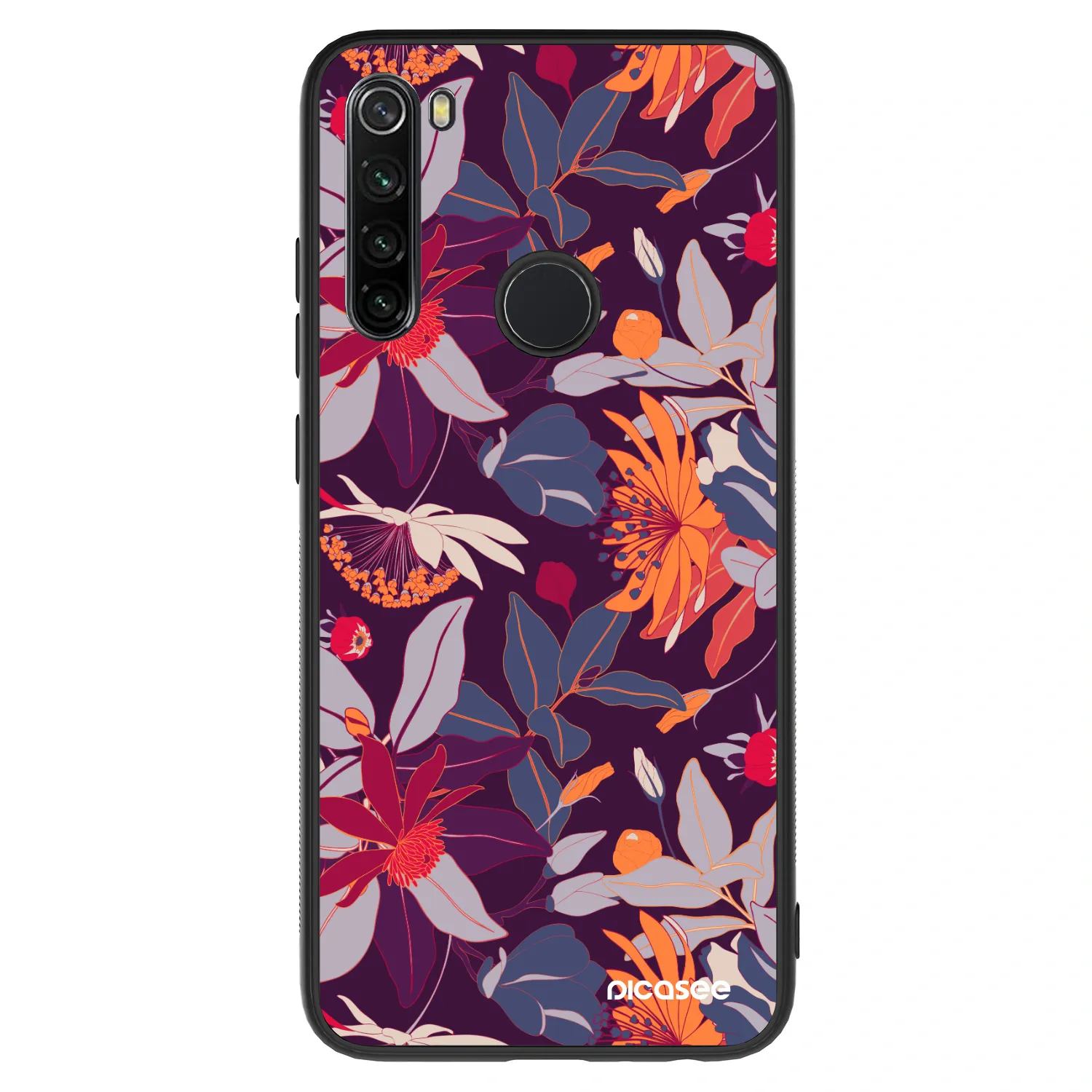 Picasee ULTIMATE CASE für Xiaomi Redmi Note 8 - Purple Leaf