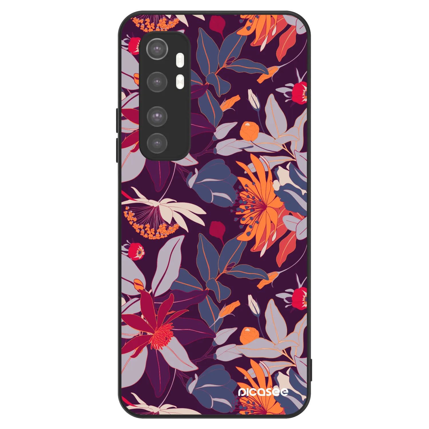 Picasee ULTIMATE CASE für Xiaomi Mi Note 10 Lite - Purple Leaf