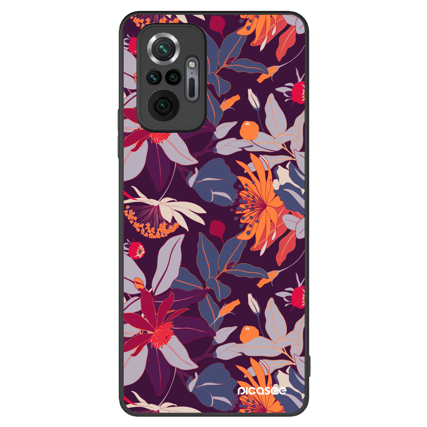 Picasee ULTIMATE CASE für Xiaomi Redmi Note 10 Pro - Purple Leaf