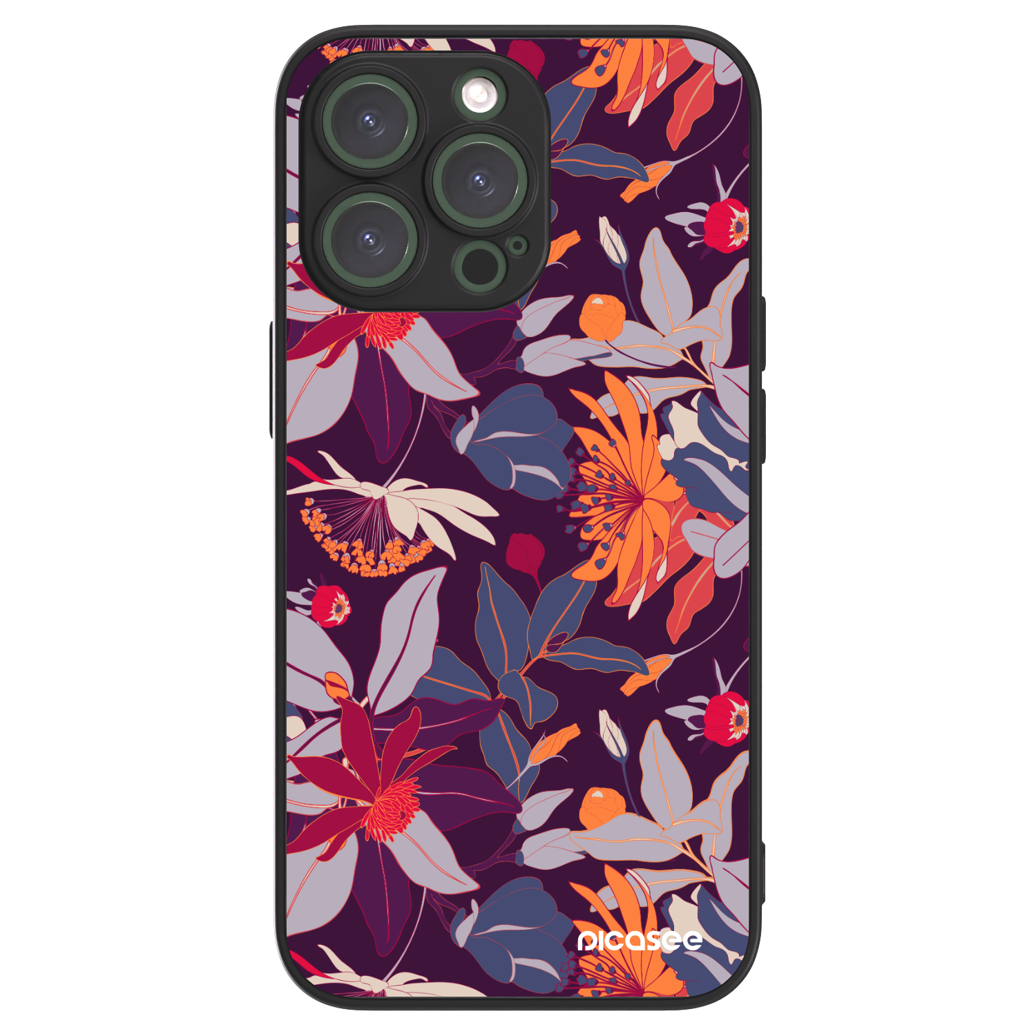 Picasee ULTIMATE CASE für Apple iPhone 13 Pro - Purple Leaf