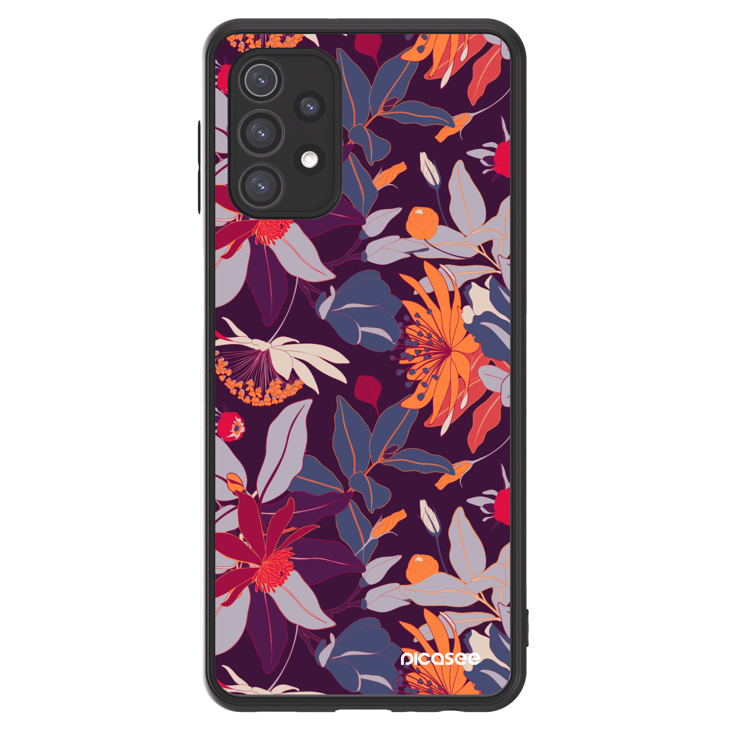 Picasee ULTIMATE CASE für Samsung Galaxy A32 5G A326B - Purple Leaf
