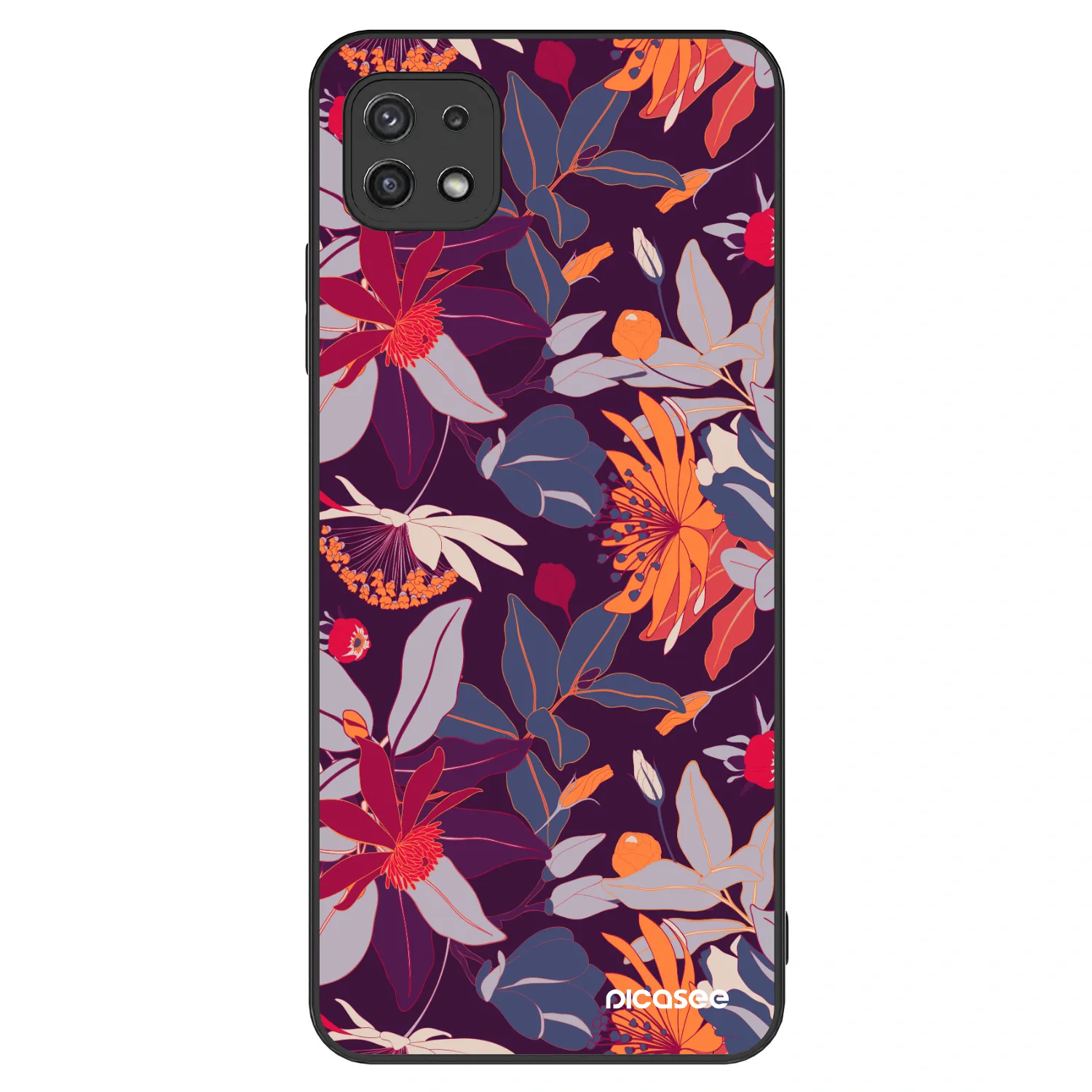 Picasee ULTIMATE CASE für Samsung Galaxy A22 A226B 5G - Purple Leaf