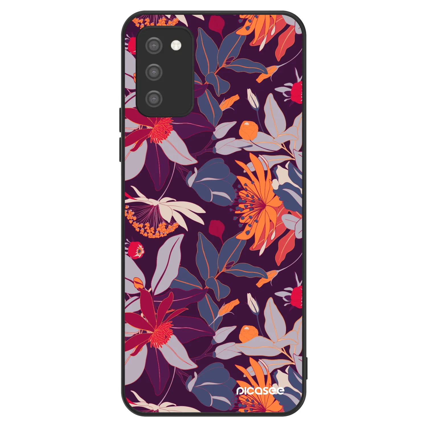 Picasee ULTIMATE CASE für Samsung Galaxy A02s A025G - Purple Leaf