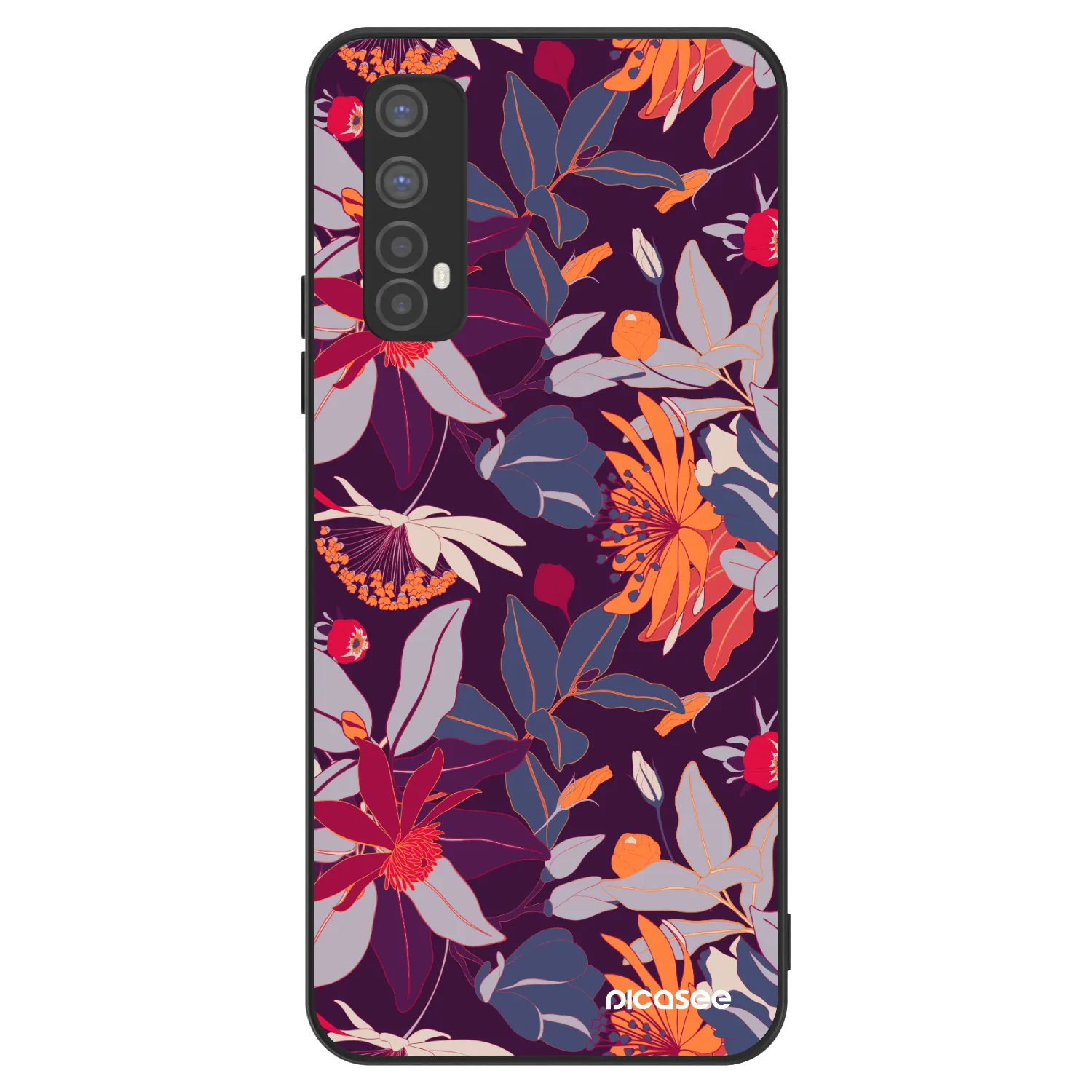 Picasee ULTIMATE CASE für Realme 7 - Purple Leaf